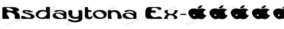 Rsdaytona Ex字体转换